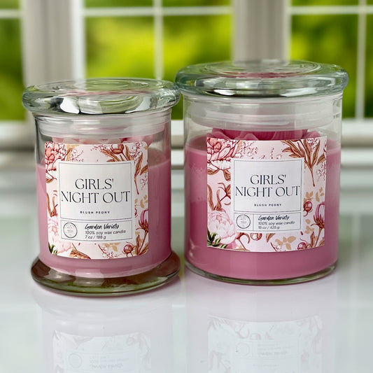 A Mandatory Activity, Girls' Night Out Candle - Blush Peony Soy Candle