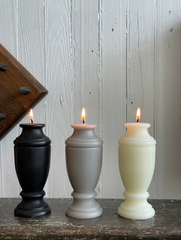 Greentree Home Candle, Vessel Unscented Handmade Beeswax Sculptural Candles