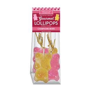 Melville Candy Valentine Hard Candy Lollipops, 3 Count Gusset Bag