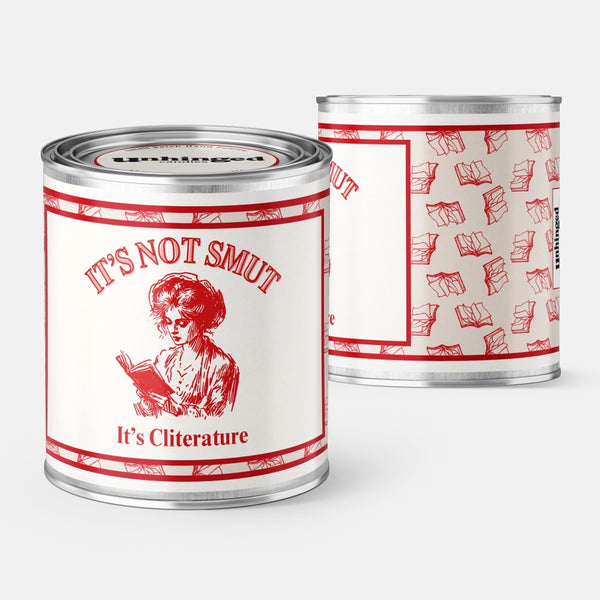 It's Not Smut It's Cliterature Soy Candle