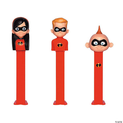 PEZ Disney Incredibles Collectable Candy Dispenser Blister Pack , 0.87 Ounce