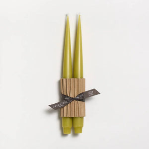 Greentree Home Candle, Apollo Unscented Taper Handmade Beeswax Candles