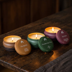 Scented Candle Tins - Non-Toxic Coconut Wax - Aromática 8 oz