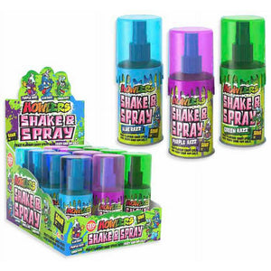 Alberts Howlers Shake and Spray, Sour Spray with Crazy Sour Gumballs 2.03 Ounce - 12 Count Display Box