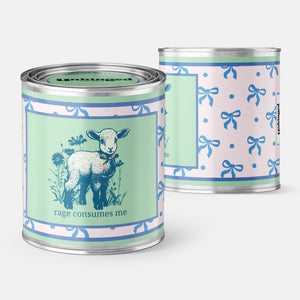 Rage Consumes Me Lamb Soy Wax Candle
