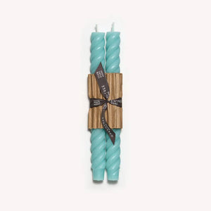 Greentree Home Candle, 10" Rope Unscented Taper Handmade Beeswax Candles