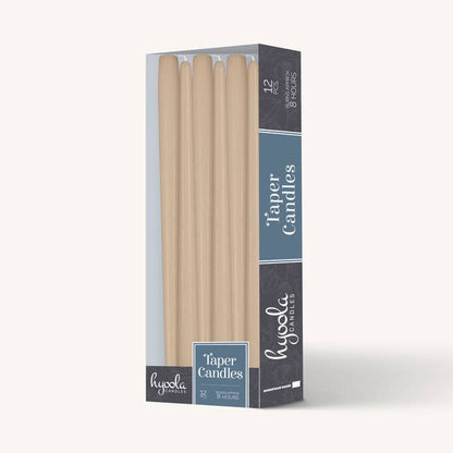 Sahara Taper Candles - 10 Inch - 12 Pack