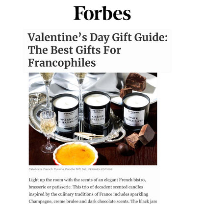 France: Celebrate French Cuisine Candle Gift Set