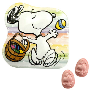 Peanuts Easter Beagle, Strawberry Cake Flavored Candy, 1.5 Ounce Tin