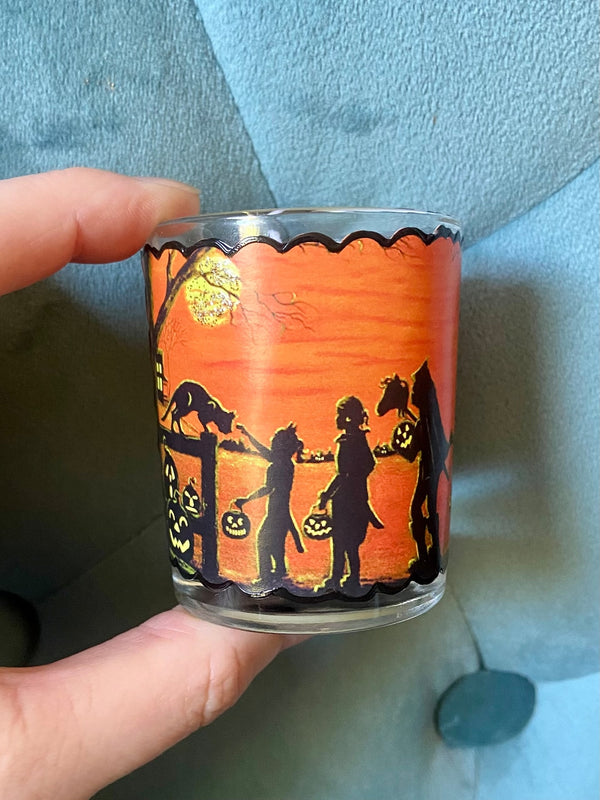 Seventh Muse, Halloween Votives with Vintage Pictures - Soy Wax