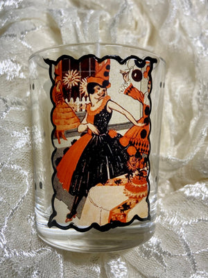 Seventh Muse, Halloween Votives with Vintage Pictures - Soy Wax