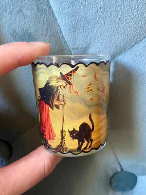 Seventh Muse, Halloween Votives with Vintage Pictures - Soy Wax