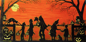 Seventh Muse, Halloween Votives with Vintage Pictures - Soy Wax