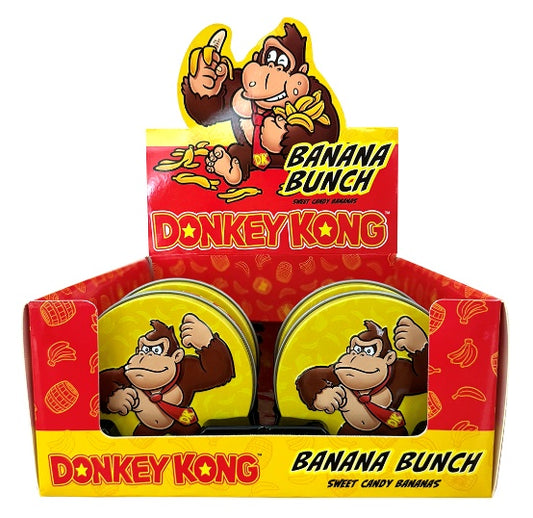 Nintendo Donkey Kong Banana Bunch, Sweet Candy Banana Tins