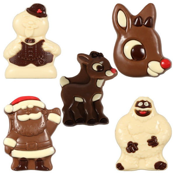 Palmer Milk Chocolate Flavored Rudolph and Pals Characters Stocking Stuffers 2.5 oz - 24 Count Case