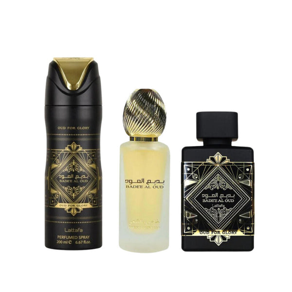 Lattafa Badee Al Oud For Glory Gift Set
