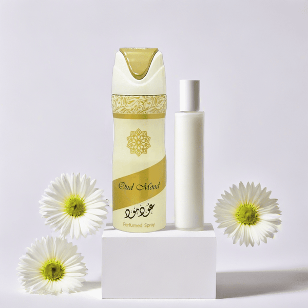 Lattafa Oud Mood Unisex Perfumed Body Spray, 200 ml/6.67 fl.oz.