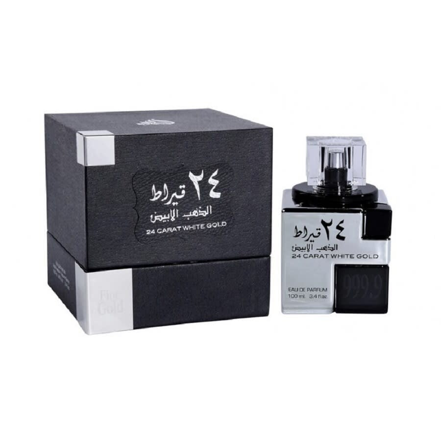 Lattafa 24 Carat White Gold Eau de Parfum Unisex Perfume, 100 ml