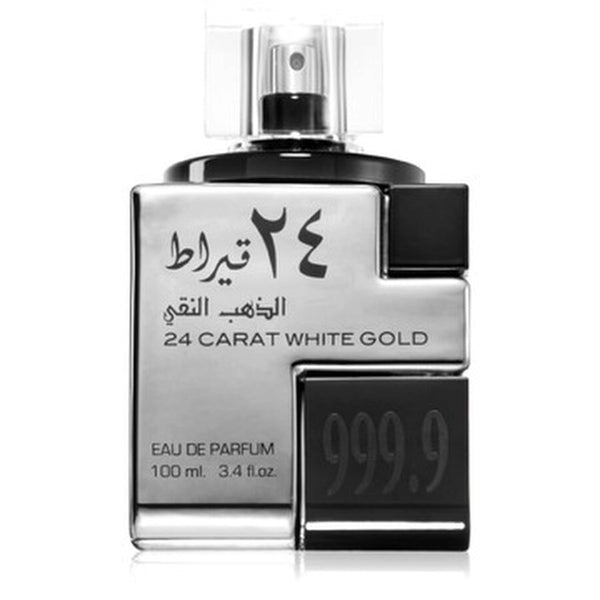 Lattafa 24 Carat White Gold Eau de Parfum Unisex Perfume, 100 ml