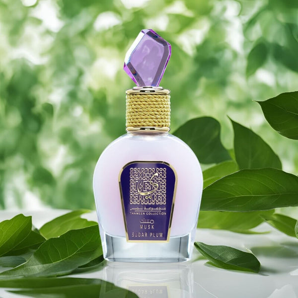 Lattafa Thameen Collection Musk Sugar Plum Eau de Parfum Spray Unisex Perfume, 100 ml