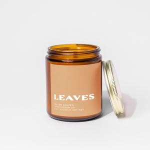 Leaves Candle