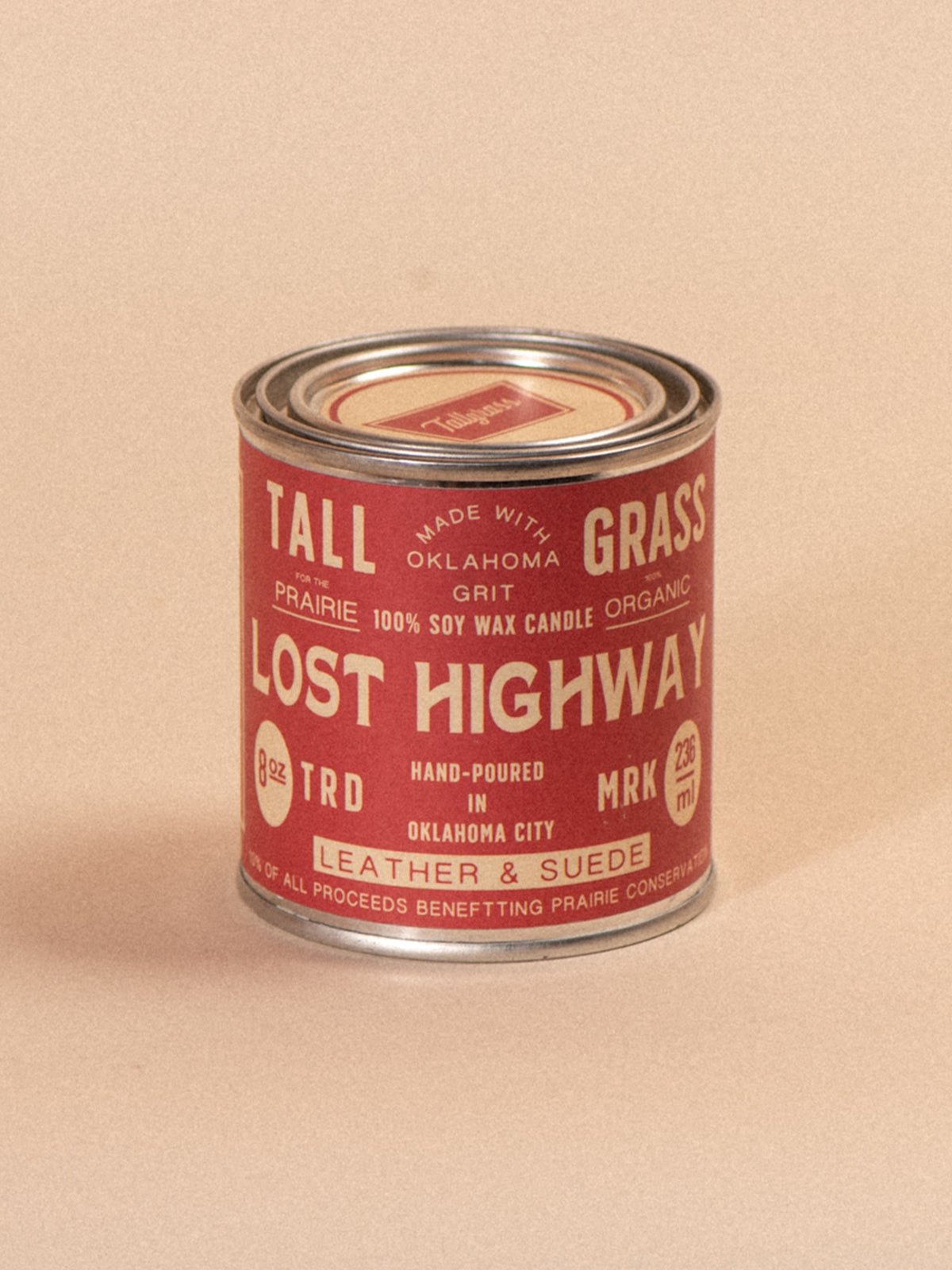 Lost Highway: Leather + Suede Soy Wax Candle