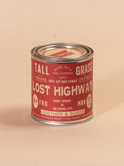 Lost Highway: Leather + Suede Soy Wax Candle