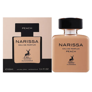 Maison Alhambra Narissa Peach Eau de Parfum Spray for Women, 100 ml