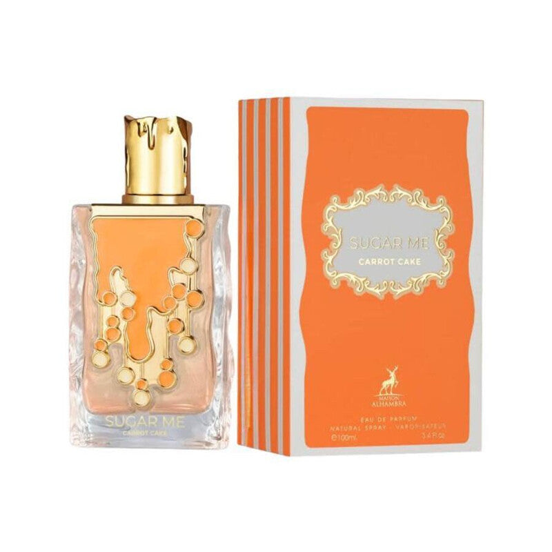 Maison Alhambra Sugar Me Carrot Cake Eau de Parfum Spray for Women, 100 ml
