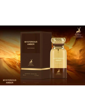 Maison Alhambra Mysterious Amber Eau de Parfum Spray Unisex Perfume, 80 ml