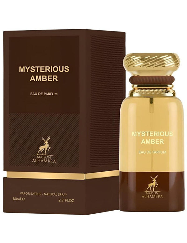 Maison Alhambra Mysterious Amber Eau de Parfum Spray Unisex Perfume, 80 ml