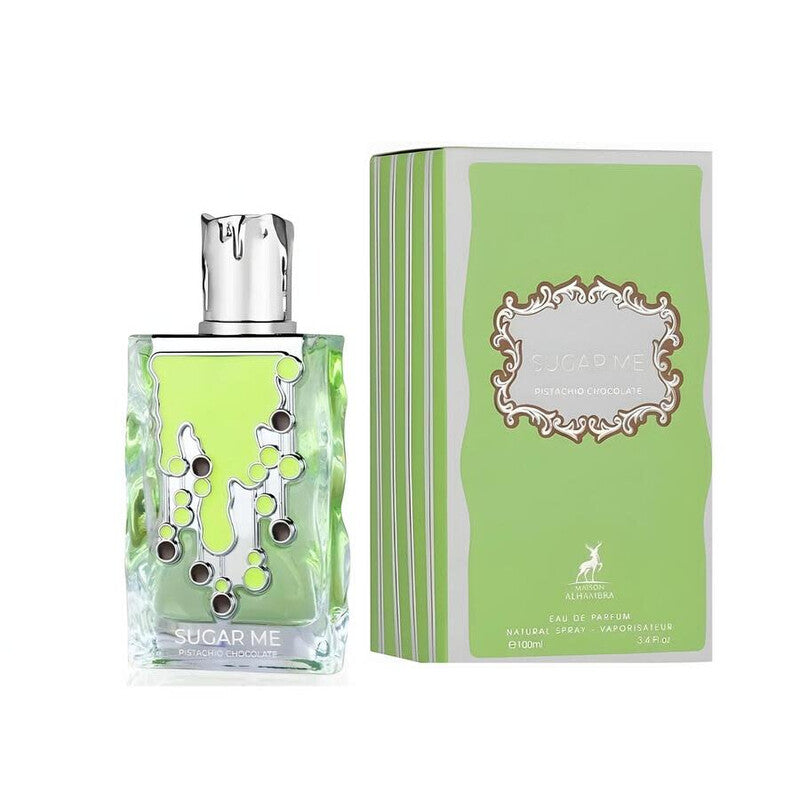 Maison Alhambra Sugar Me Pistachio Chocolate Eau de Parfum Spray Unisex Perfume, 100 ml