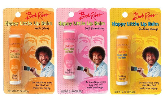 Bob Ross Happy Little Lip Balms, 0.15 Ounce