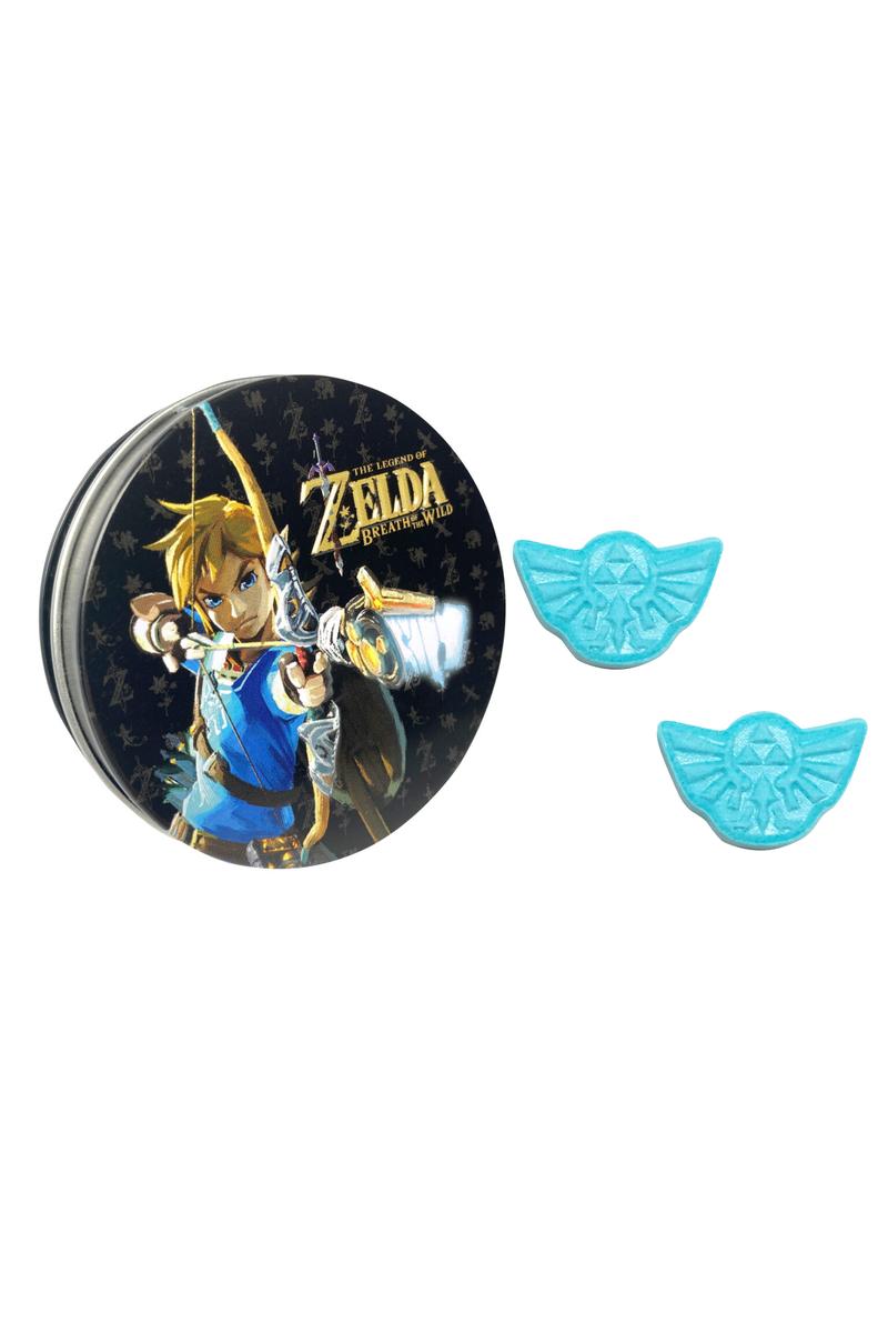 The Legend of Zelda Hyrule Kingdom, 1.2 Ounce Sour Blue Raspberry Candy in Collectible Tin - 12 Count Display Box