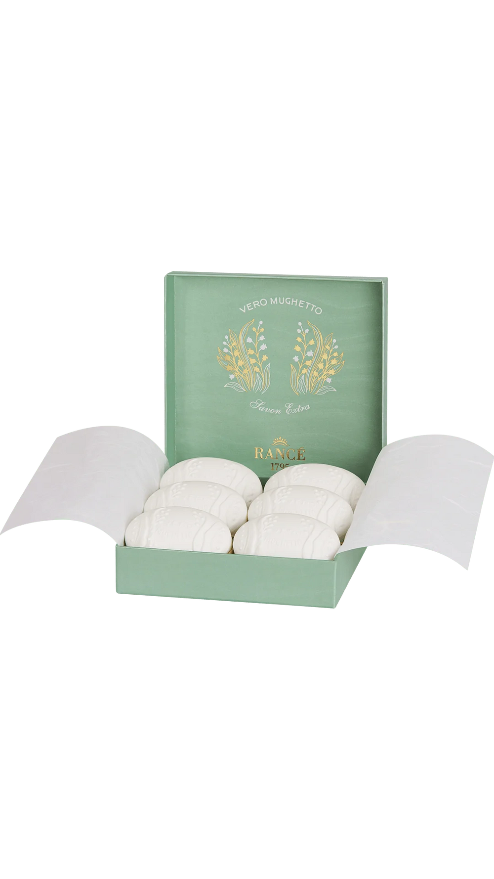 Rancé 1795 Lily of the Valley Perfumed Soap, 6 x 75g