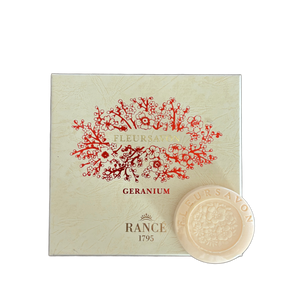 Rancé 1795 Geranium Perfumed Soap, 4 x 100g
