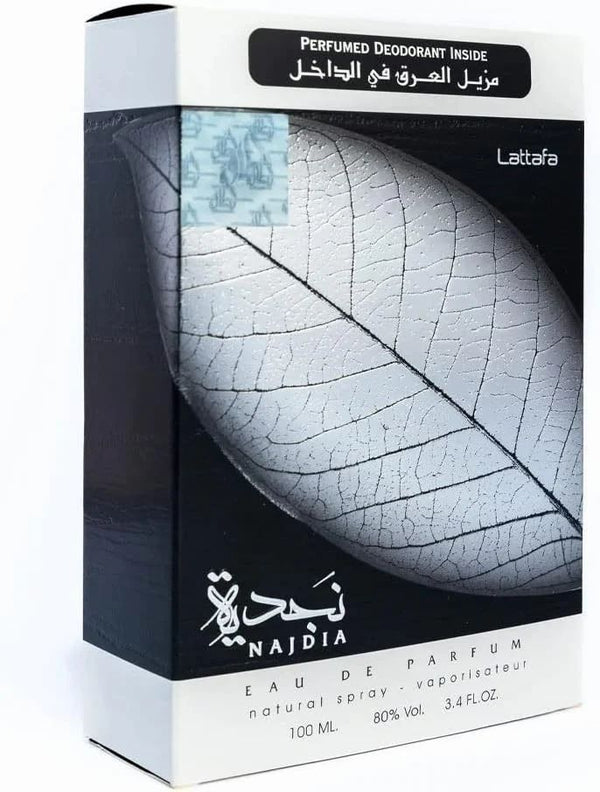 Lattafa Najdia Eau de Parfum Spray Unisex Perfume, 100 ml