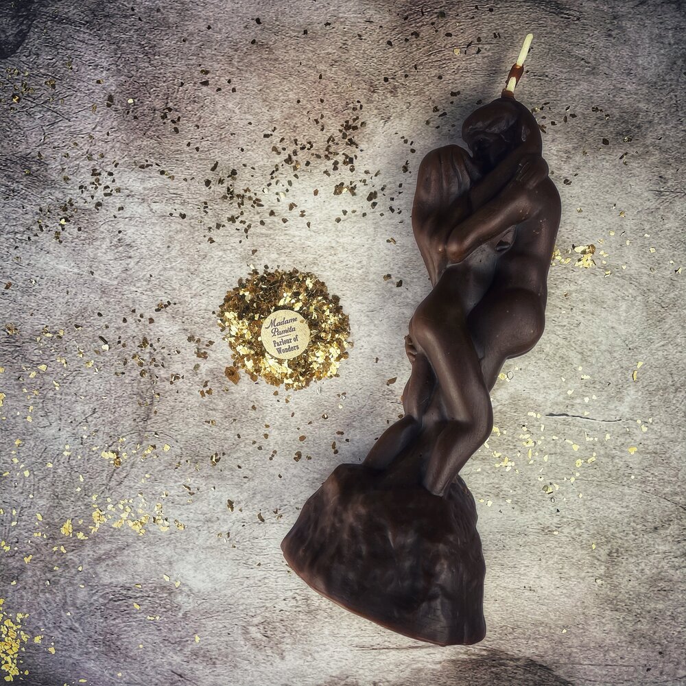 Beeswax Lovers' Passion Spell Candle - Ignite Romance & Desire Magic