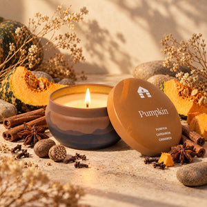 Scented Candle Tins - Non-Toxic Coconut Wax - Aromática 8 oz