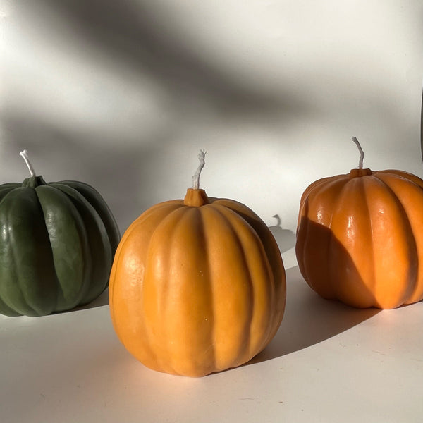 Pumpkin Candle - Orange