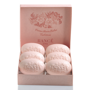 Rance 1795 Tuberosa Perfumed Soap, 6 x 100g
