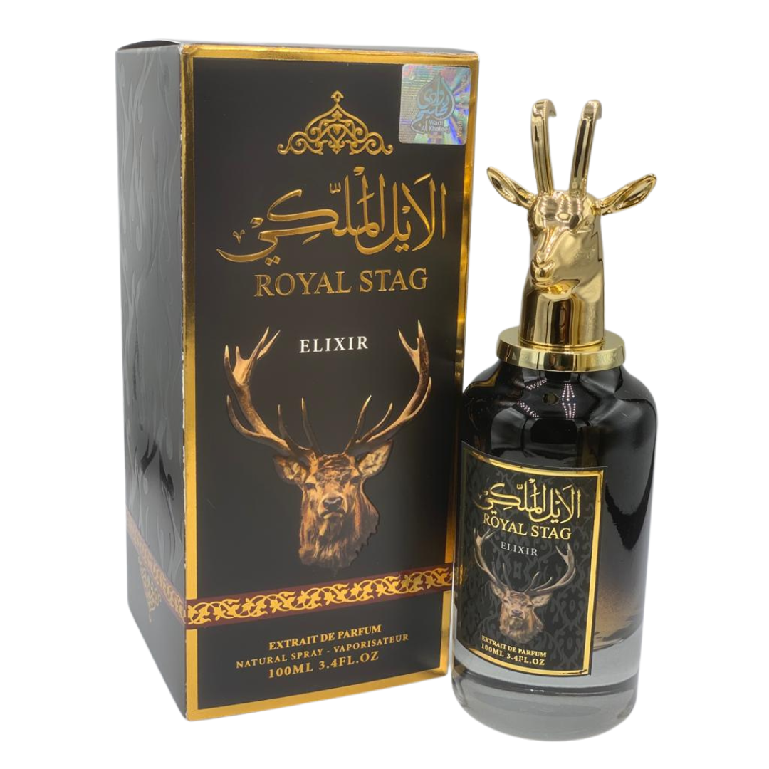 Royal Stag Elixir by Wadi Al Khaleej - Eau De Parfum for Men, 100 ml