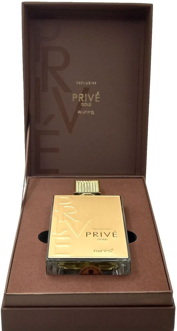 Riiffs Exclusive Privè Gold Eau de Parfum for Men, 80 ml