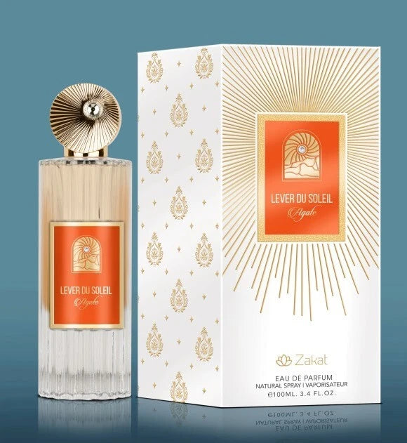 Zakat Lever Du Soleil Agate Eau de Parfum Unisex Perfume, 80 ml