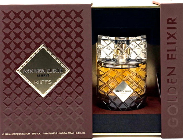 Riiffs Golden Elixir Reserve Eau de Parfum Unisex Perfume, 100 ml