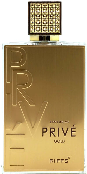 Riiffs Exclusive Privè Gold Eau de Parfum for Men, 80 ml