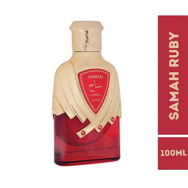 Riiffs Samah Ruby Eau de Parfum Spray Perfume for Women, 100 ml
