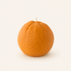 Large Orange Candle