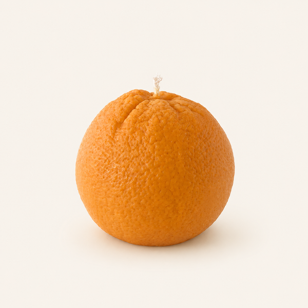 Large Orange Candle