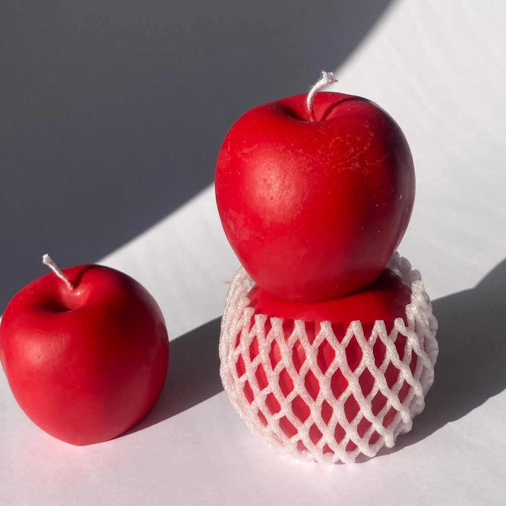 Apple Candle - Red